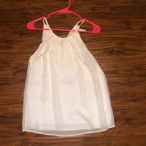 White alya tank top